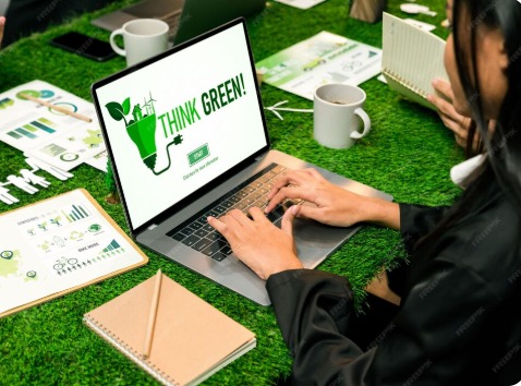 Green website design by SeekNeo, sustainable and eco-friendly web development in Bangalore.